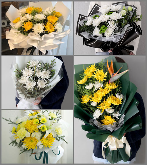 江西赣州瑞金市拔英乡白事花束代送
